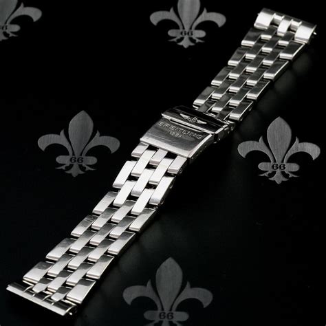 breitling watch bands metal|genuine breitling watch straps.